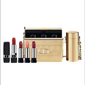 Dior 2021 special edition metal clutch lipstick set